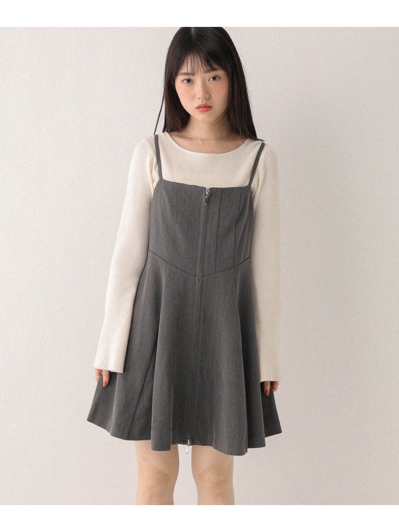 楽天市場】【SALE／19%OFF】ベロアフリルキャミミニワンピース Heather