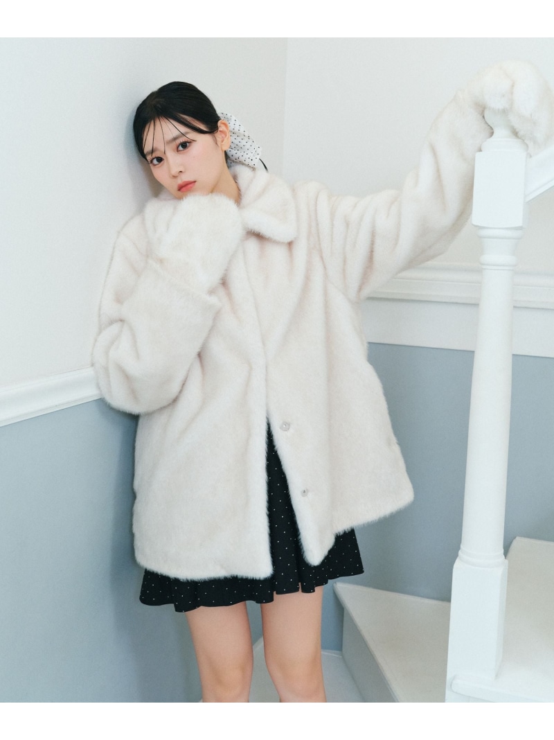 楽天市場】MIXファーショートジャケット Heather ヘザー ジャケット