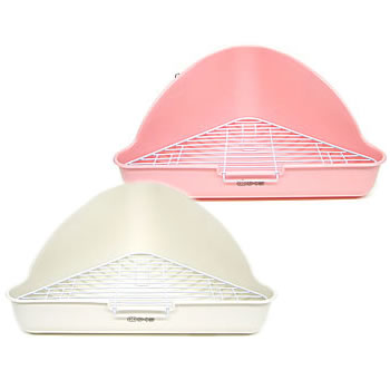 楽天市場 ヒノキア 三角ラビレット 消臭セット うさぎのトイレ Gex スノコ付き トイレ砂 トイレシーツ 小動物専門店ヘヴン