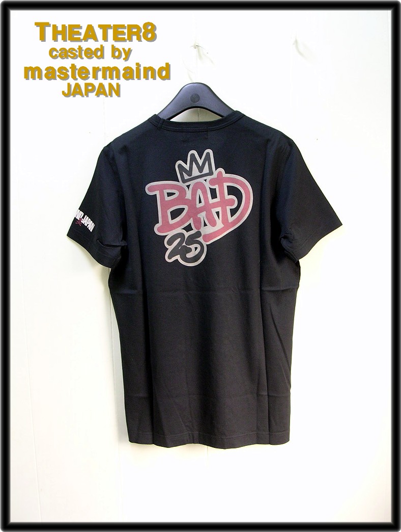 楽天市場 S Black Theater8 Casted By Mastermind Japan シアターエイト キャステッド バイ マスターマインドジャパン Michael Jackson Tee マイケルジャクソン Tシャツ 8mmj Ts02 B Heavens