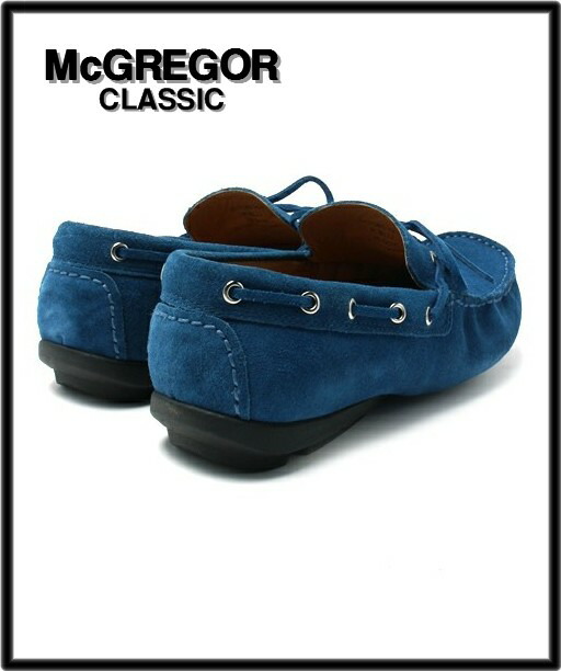 交換無料 楽天市場 27 Blue Mcgregor Classic マックレガー クラッシック レザードライビングシューズ Heavens 柔らかい Ece Gecgudlavalleru Ac In