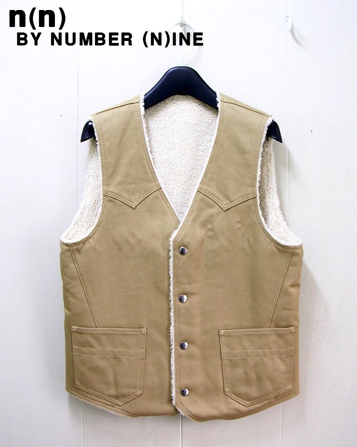//ノンノ NON NO *ボア前開きベスト*ブラウングレーコットン混ロング無地(jk33-2310-773)【31K32】 ノンノ NON NO *ボア前開きベスト*ブラウングレーコットン混