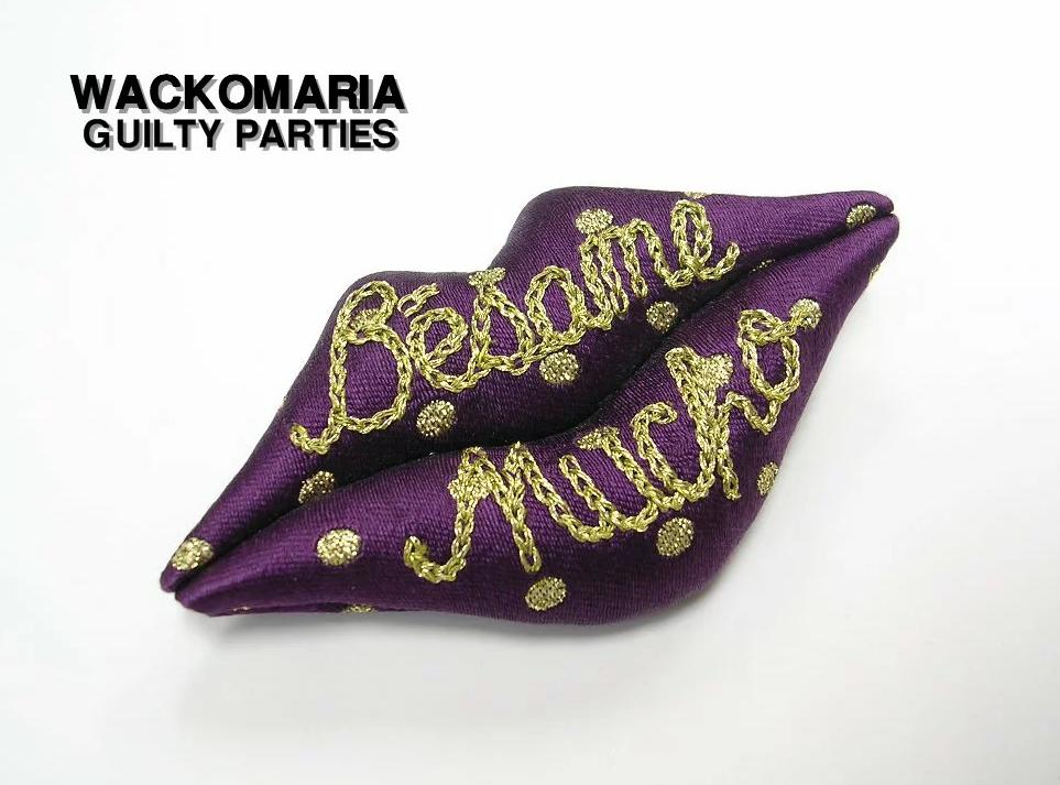 楽天市場】【中古】WACKO MARIAリップブローチ 唇 BESAME MUCHO
