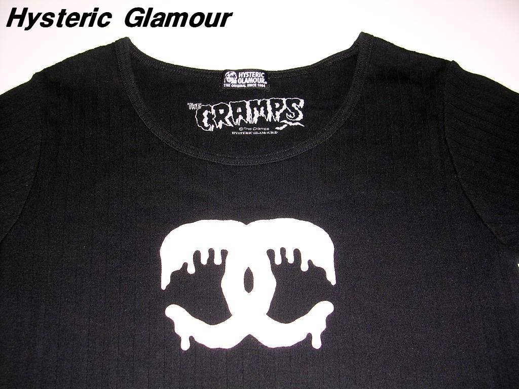 楽天市場 F 黒 Black Hysteric Glamour The Cramps Mk Pt T Sh ヒステリックグラマーザ クランプス Tシャツ No 011ct18 中古 Heavens