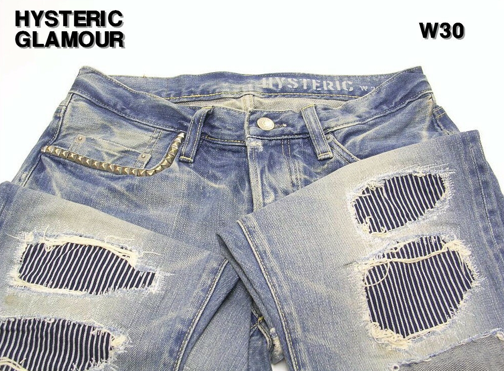 新品即決 人気 30 再販物 Hysteric Glamour ヒステリックグラマー Sp加工wrデニムパンツ 0253ap02 Hero スペシャルset価格 ズボン パンツ Valentimcaminhoes Com Br