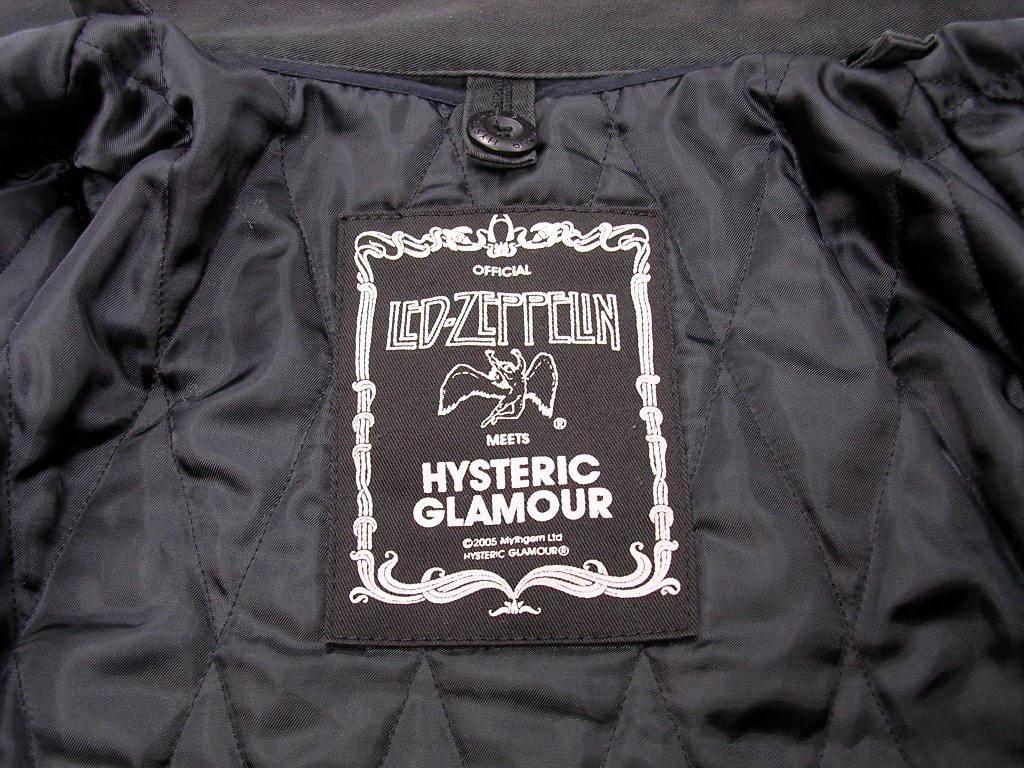 楽天市場 S Black Hystericglamour Led Zeppelin M 65 Jacket No 5ab 0221 ヒステリックグラマー レッドツェッペリン M 65 ジャケット 黒 ブラック 中古 Heavens