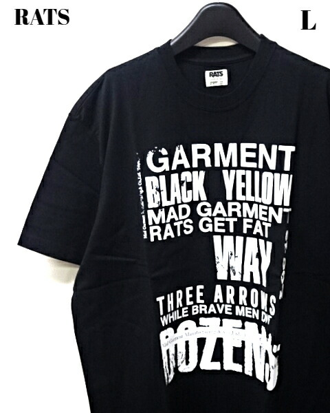 楽天市場】L【RATS TWO WHEEL L/S TEE BLACKxBLUE 23'RTC-0204