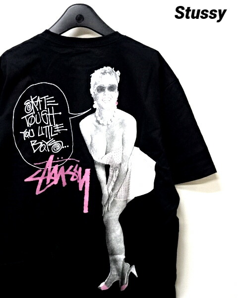 楽天市場】XL【STUSSY SKATE TOUGH TEE BLACK ステューシー T