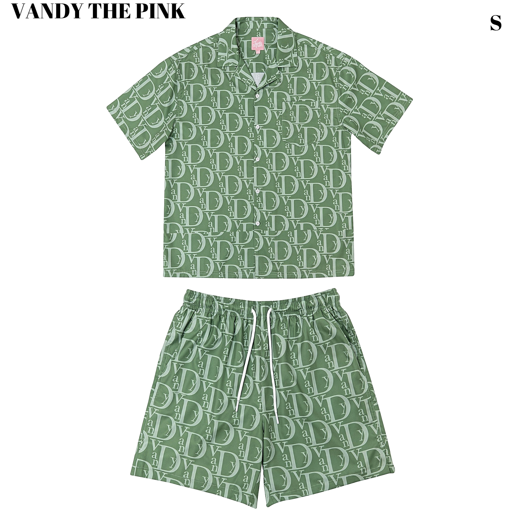 【楽天市場】S【VANDY THE PINK VIOR HAWAIIAN SET UP / SAGE ヴィオール ハワイアン セットアップ 半袖シャツ ショートパンツ ハーフパンツ