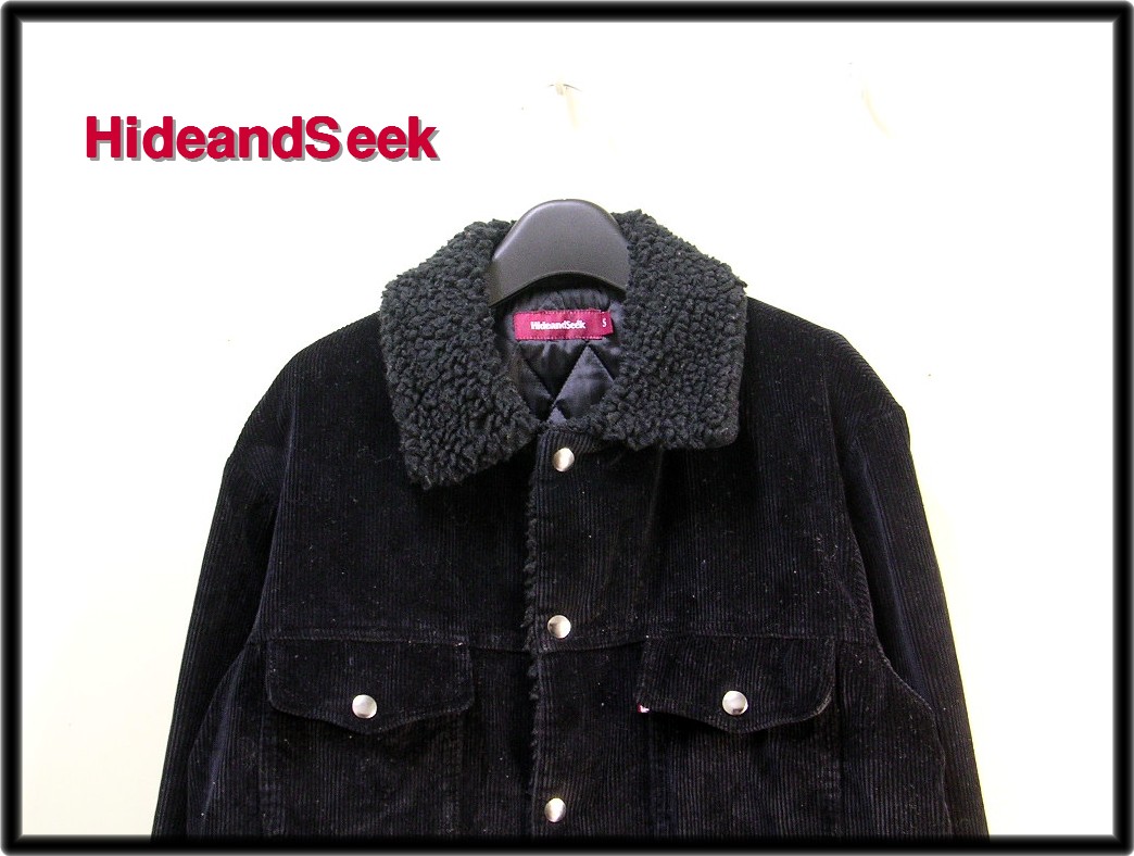 S Hide And Seek ノリノリド シーク コーデュロイボアジャケット Hj 11019 中古 Tveskimo Com