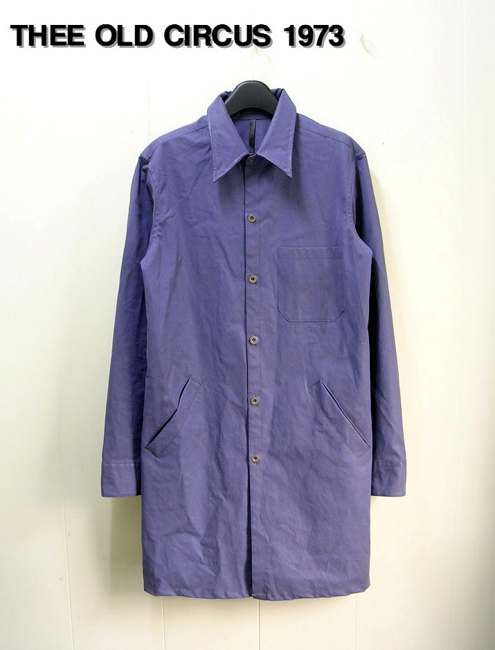 1【THEE OLD CIRCUS PERIDO ジオールドサーカス シャツコート 3108 NAVY BLUE】【中古】｜HEAVENS