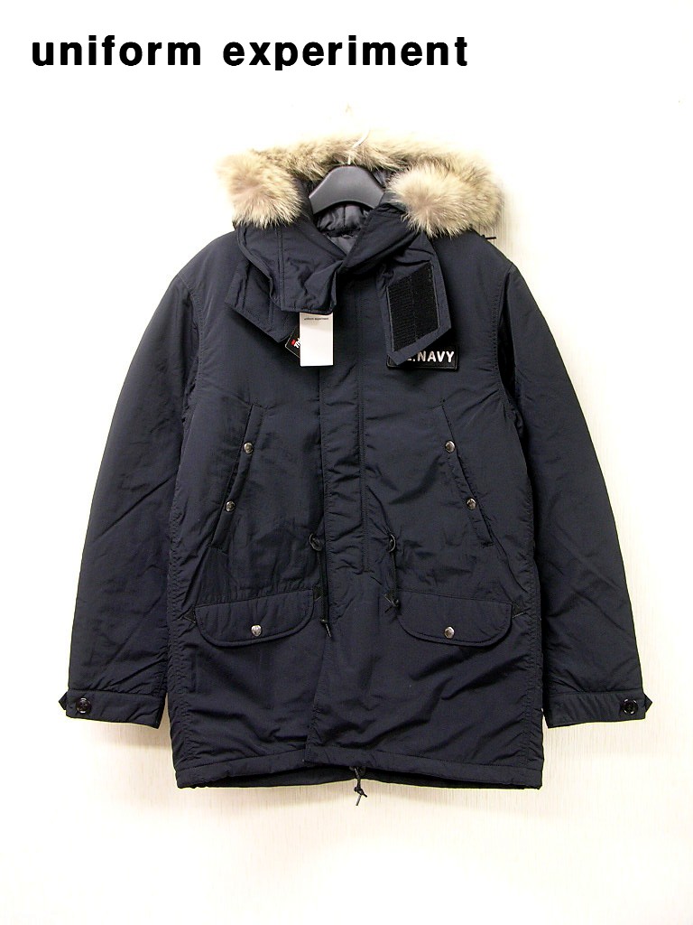 2 ￥92,880【uniform experiment PADDED MILITARY FUR COAT UE-167057 ユニフォームエクスペリメント ミリタリーファーコート 上衣】
