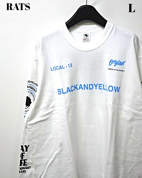 楽天市場】L【RATS TWO WHEEL L/S TEE BLACKxBLUE 23'RTC-0204 RATS
