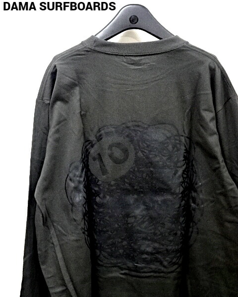 DAMA SURFBOARDS 10 DAMA LONG SLEEVE TEES / GLAY ダマ