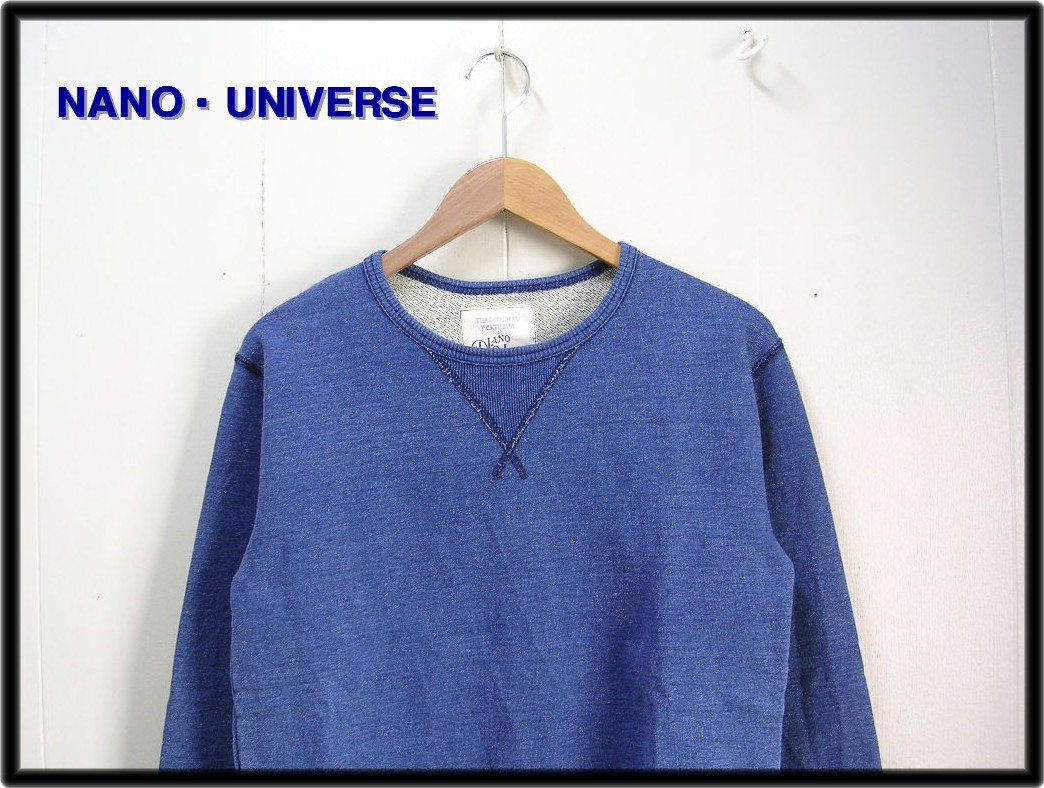 楽天市場 S Nano Universe ナノユニバース インディゴスウェット カットソー Nuc51tt0339co 中古 Heavens