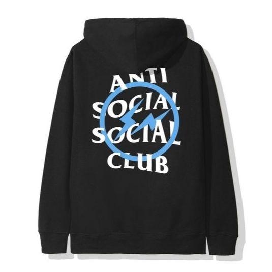【楽天市場】L Black/Blue【Fragment Design x ANTI SOCIAL SOCIAL CLUB Bolt
