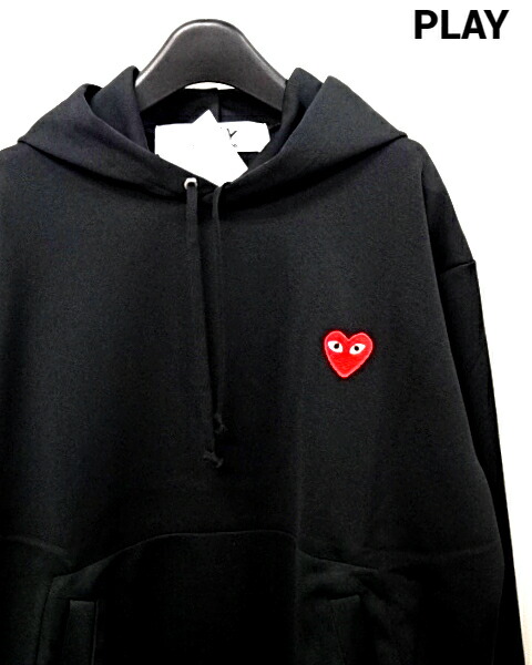 COMME des GARÇONS パーカー ジャージ ポリエステル ブラック 楽天市場】☆レディースサイズ☆PLAY COMME des GARCONS(プレイ