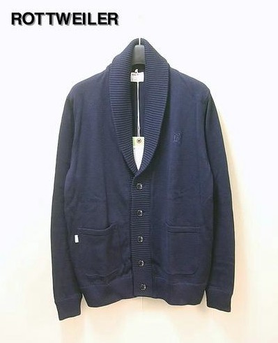M【ROTTWEILER SHAWL COLLAR CARDIGAN RW121-029 ロットワイラー ショールカラーカーディガン】【新品】｜HEAVENS