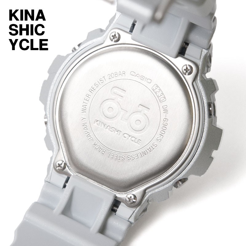 人気 SILVER【KINASHI CYCLE G-SHOCK 木梨サイクル Gショック6 CASIO カシオ 腕時計 自転車ロゴ 木梨憲武  シルバー】｜HEAVENS