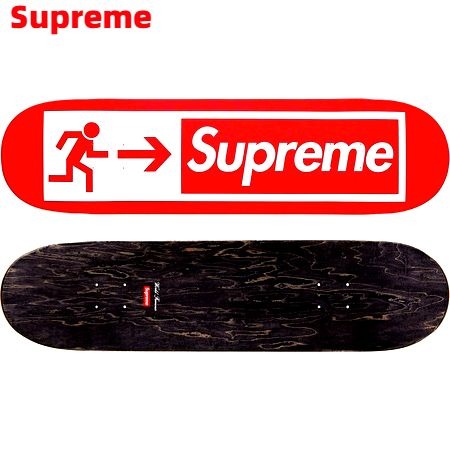 人気第1位】 赤 Supreme exit skateboard red デッキ:好評継続中!今 ...
