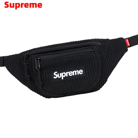 Black Supreme 21SS String Waist Bag シュプリーム ウエストバッグ ...