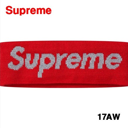 supreme red headband