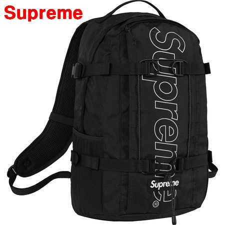 【楽天市場】【Supreme 18AW Backpack Black シュプリーム バックパック 黒 ブラック バッグ リュックサック