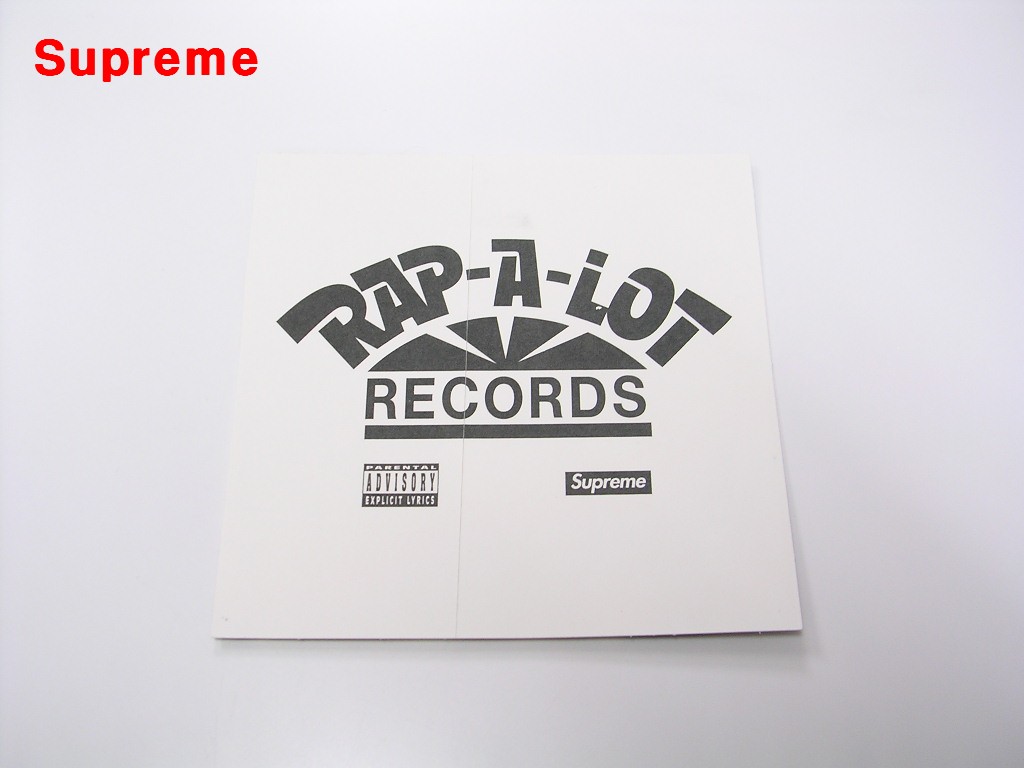 楽天市場 Supreme Rap A Lot Records Geto Boys Sticker シュプリーム X Rap A Lot Records ゲトー ボーイズ ステッカー Heavens