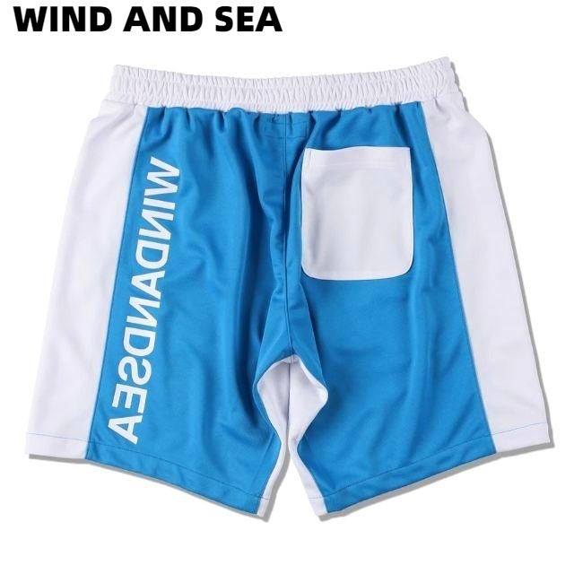 WIND AND SEA バスケ ショーツ WIND AND SEA BASKETBALL 黒ショートパンツ