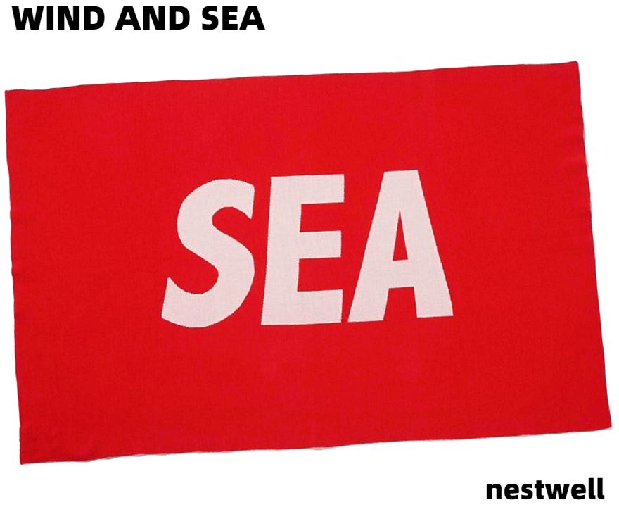 【楽天市場】【WIND AND SEA x nestwell NESTWELL X WDS CRISPA (BLANKET) / RED