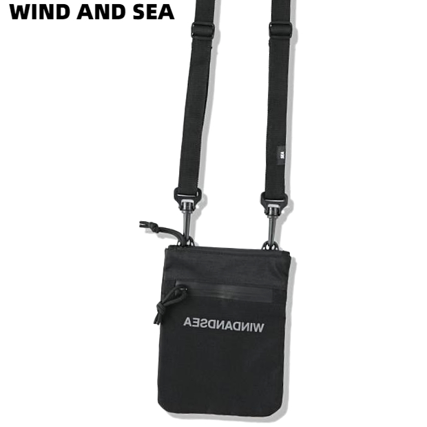 【楽天市場】【WIND AND SEA WDS A32 REFLECT WATER STOP NECK SACOCHE / BLACK (AC