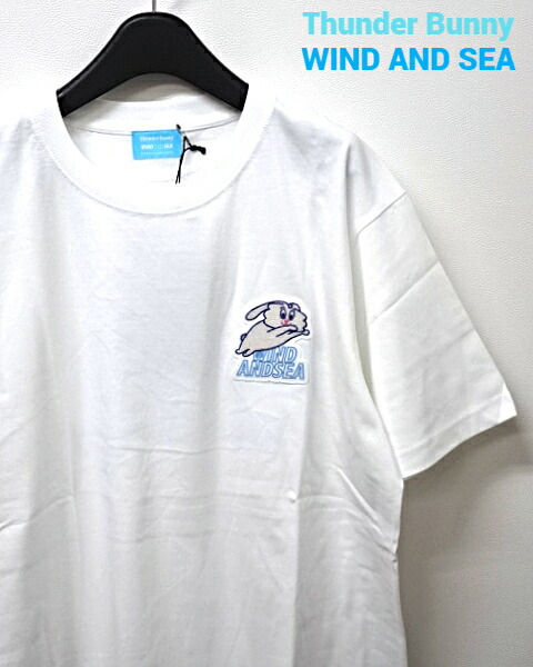 M【WIND AND SEA Thunder Bunny x WDS T-SHIRTS 2 WDS-C-TDBY-23-Q4-03 WHITE サンダー バニー x ウィンダンシー Tシャツ ホワイト】｜HEAVENS