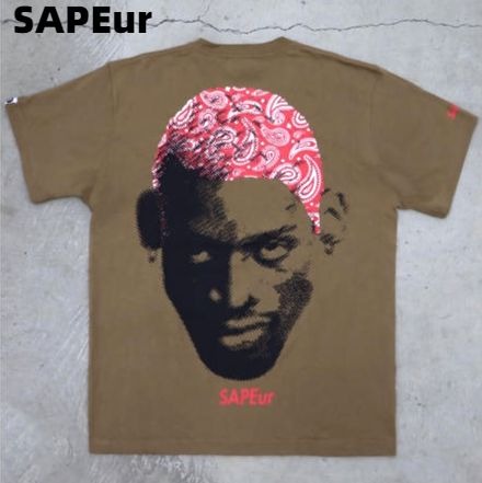 楽天市場】#人気 L【SAPEur 5th anniv. REDPaisleyHead S/S Tshirt