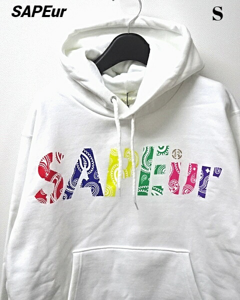 【週末限定】 SAPEur × 浜田雅功　長袖パーカー　白ピンク　XL 2025年最新】浜田雅功 サプール パーカーの人気アイテム - メルカリ