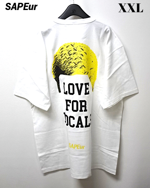 【楽天市場】XXL【SAPEur LOVE FOR LOCALS TOKYO S/S TEE WHITE サプール Tシャツ ホワイト ビッグ