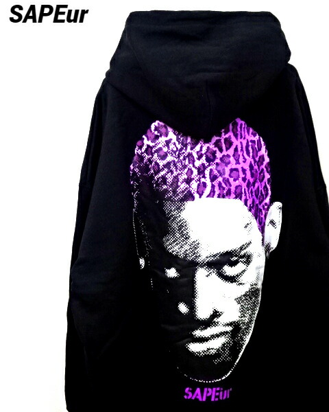 sapeur PURPLE LEOPARD HEAD HOODIE Lサイズ