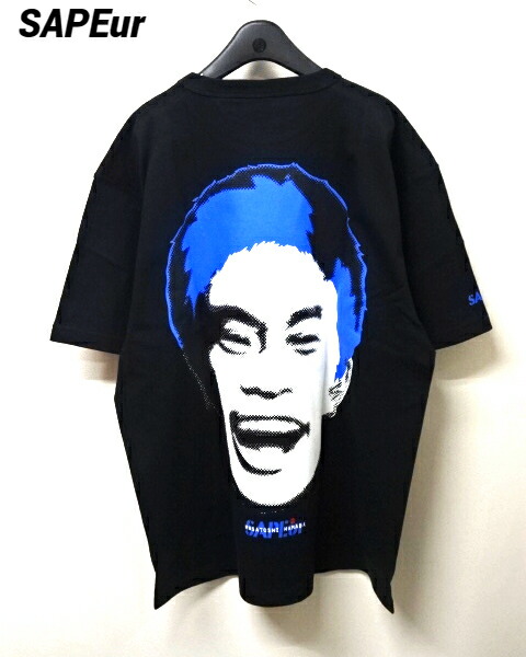 【楽天市場】【SAPEur×MASATOSHI HAMADA 印鑑LOGO S/S TEE BLACK/FADEBLACK サプールx浜田雅功  印鑑ロゴ Tシャツ ブラック/フェードブラック A0024-010】 : HEAVENS