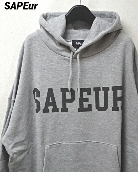 SAPEur サプール MIA HOODIE グレー XXLサイズ サプール SAPEur ×浜田雅功 フーディー グレー パーカー XXLの