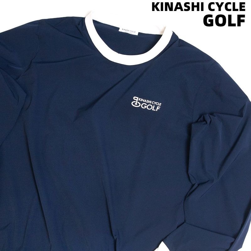 楽天市場 L Navy Kinashi Cycle Golf ストレッチプルオーバー 木梨サイクル ゴルフ キナシサイクル ゴルフ トップス 木梨 憲武 Heavens