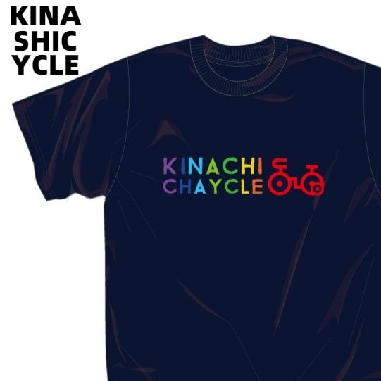 楽天市場 M Kinashi Cycle 木梨サイクル Tシャツ キナチチャイクルレインボー Navy 紺 ネイビー 木梨憲武 Heavens