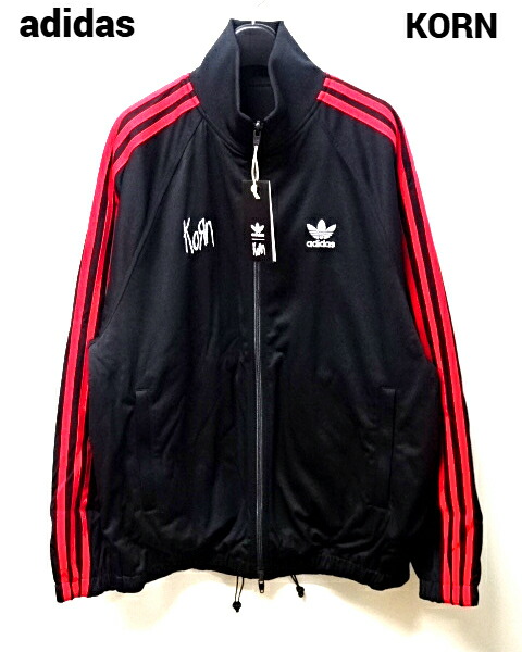 Korn adidas トラックジャケット　XL リバーシブル Adidas x Korn コラボ リバーシブル トラック トップ ジャケット
