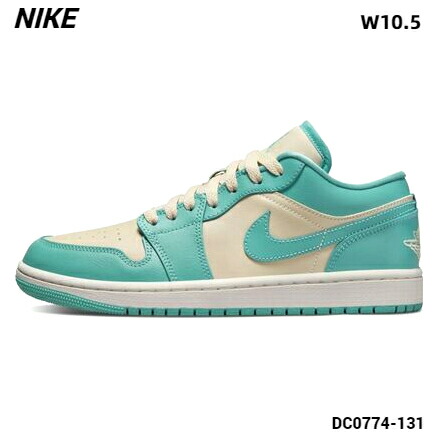 W10.5 (27.5cm) 国内正規品【NIKE WMNS AIR JORDAN 1 LOW DC0774-131 SANDDRIFT/WASHED TEAL-SAIL SABLE DELAVE/CANARD DELAVE ナイキ ウィメンズ エア ジョーダン 1 ロー ティール グリーン 2022】｜HEAVENS 12,160円