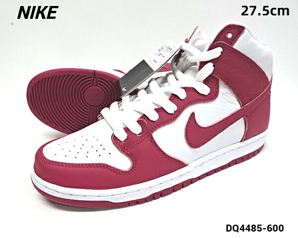 9.5 (27.5cm) 国内正規品【NIKE SB DUNK HIGH PRO ISO DQ4485-600 SWEET BEET/SWEET BEET-WHITE BETTERAVE SUCREE ナイキ エスビー ダンク ハイ プロ】|HEAVENS