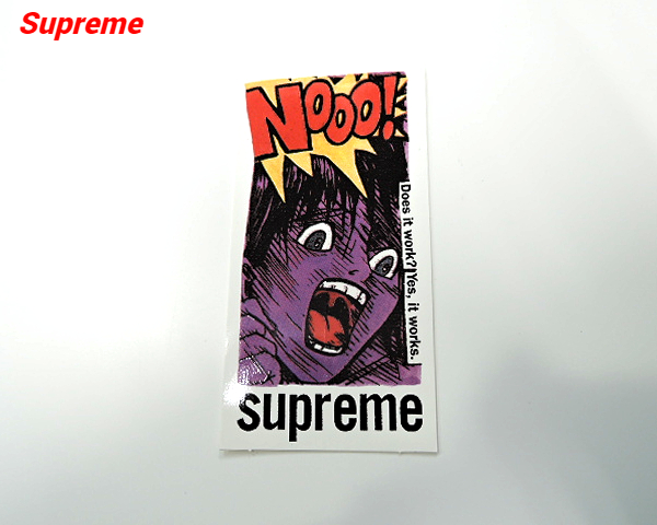 海外輸入】 supreme コラボ ステッカー シュレック ロゴ シュプリーム