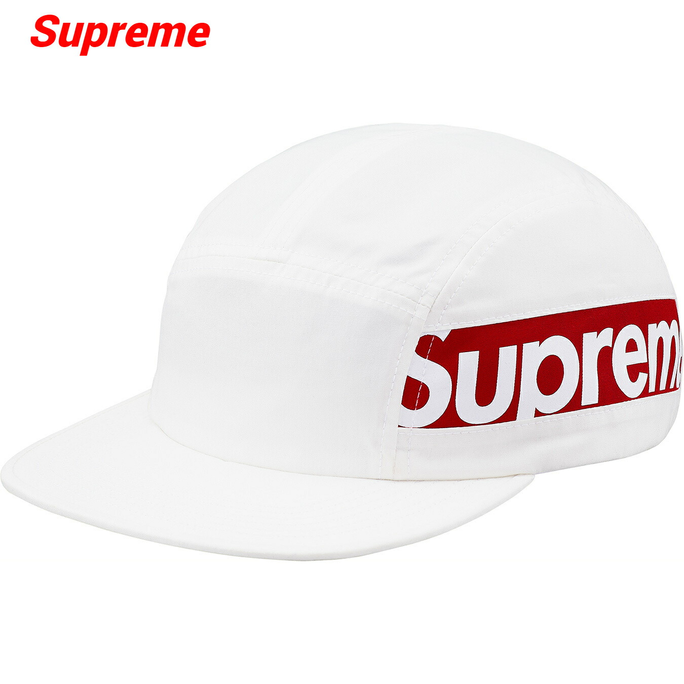 【楽天市場】【Supreme Side Panel Camp Cap White シュプリーム キャップ サイドパネル キャンプ キャップ ...