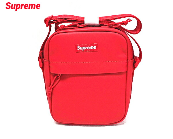 Supreme ショルダーバッグ 赤 楽天市場】Supreme / シュプリームLeather Shoulder Bag