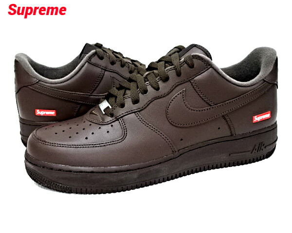Nike Air Force 1 シュプリーム×ナイキ ブラウン　26cm 国内11月4日発売予定】 シュプリーム × ナイキ エアフォース 1