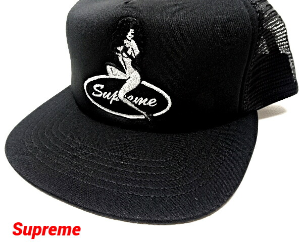 楽天市場】【Supreme Pin Up Mesh Back 5-Panel Black シュプリーム