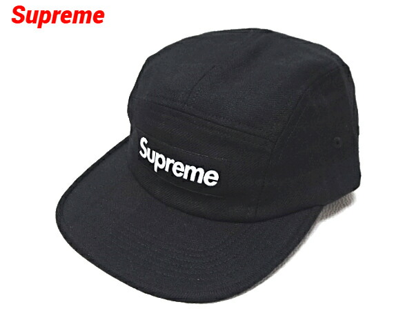 楽天市場】【Supreme Arabic Label Camp Cap Black 2024FW