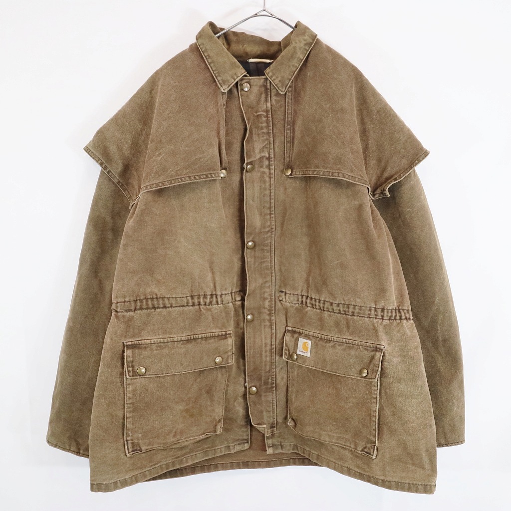 楽天市場】【中古】80s USA製 Carhartt アンブレラ ケープ ジャケット